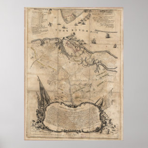 Póster Cerco de Yorktown