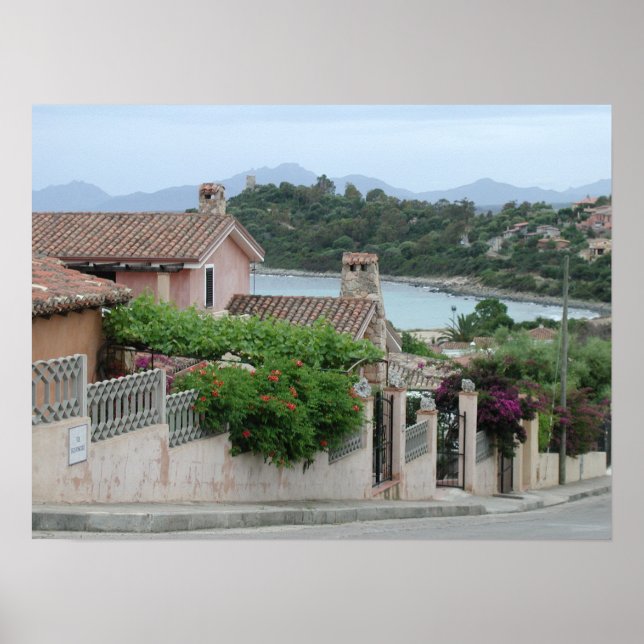 Póster Cerdeña (Frente)