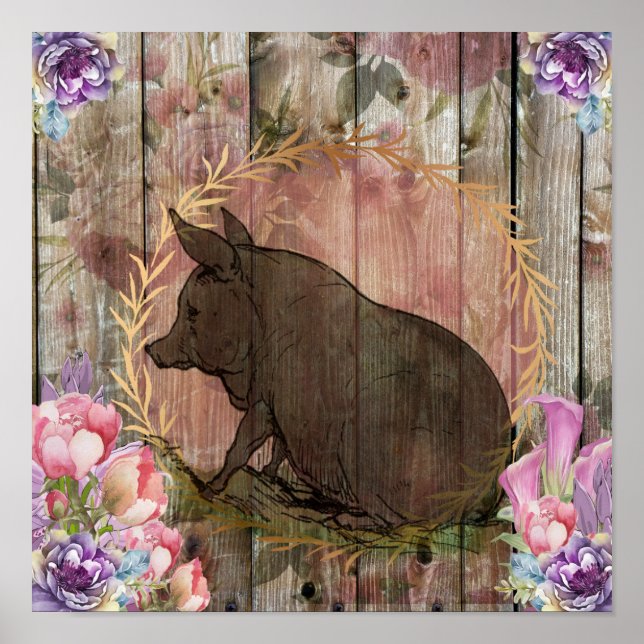 Póster Cerdo (Frente)