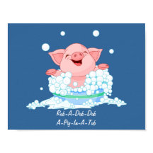 Cerdo En Un Poster De Tub