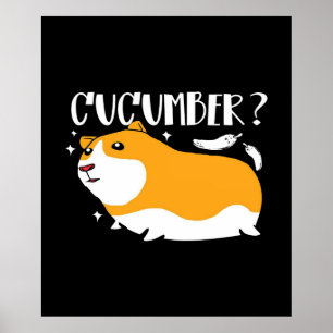 Póster Cerdo guineano   Cerdo de Guinea Cuta   MASCOTA GU