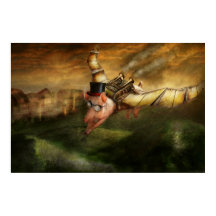 Cerdo Volador - Steampunk - El cerdo volador