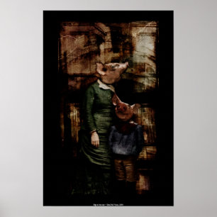 Póster Cerdos en la ciudad
