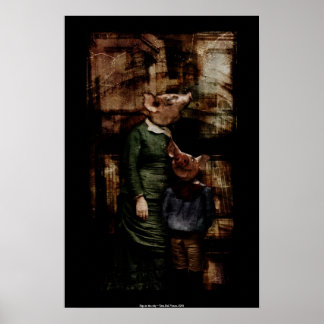 Póster Cerdos en la ciudad