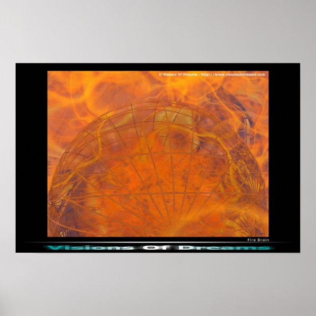 Póster Cerebro de Fuego (Frente)