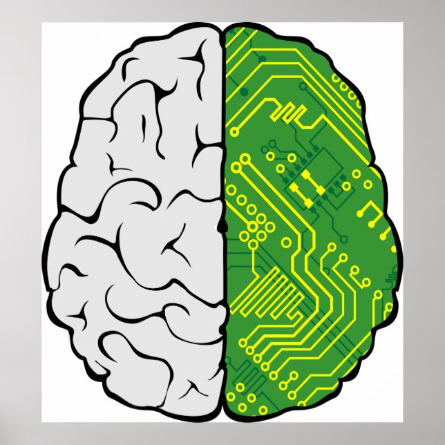 Póster Cerebro de la motherboard (Frente)