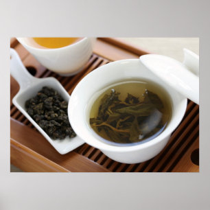 Póster Ceremonia de té del chino tradicional: té del