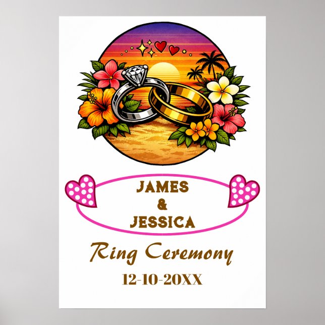 Póster Ceremonia del anillo (Frente)