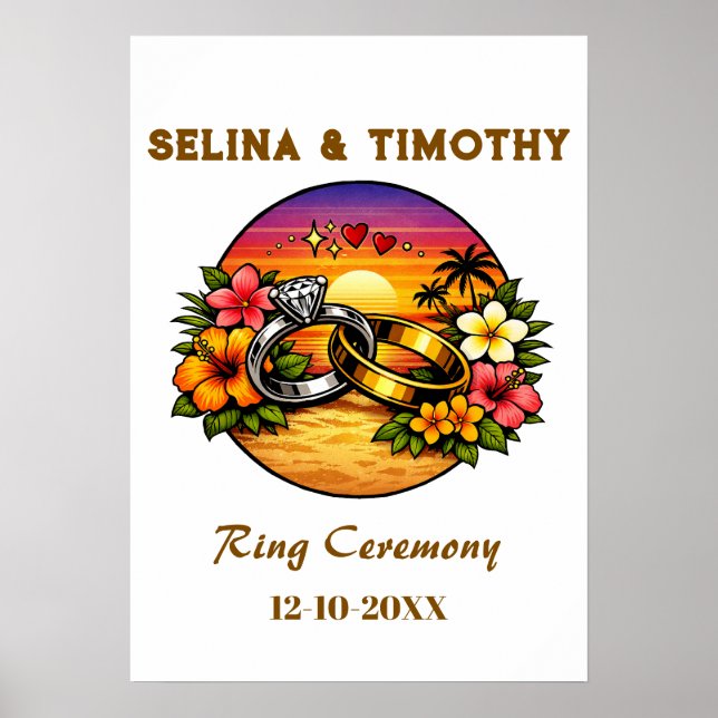 Póster Ceremonia del anillo (Frente)