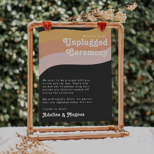 Póster Ceremonia del arco iris oscuro y desenchufada de l