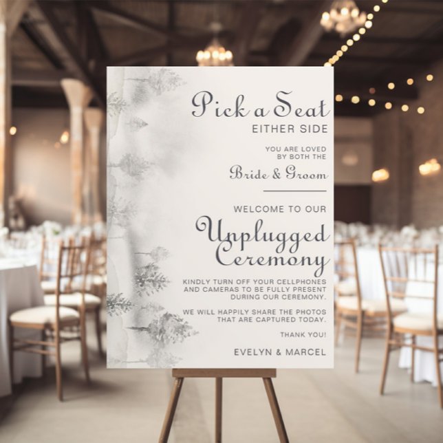 Póster Ceremonia desenchufada de Boda de la selva de invi (Subido por el creador)