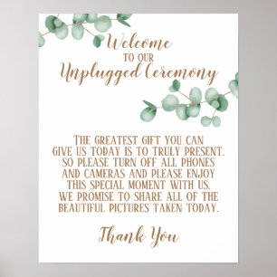 Póster Ceremonia Eucalyptus Unplugged