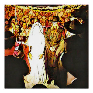 Póster Ceremonia judía de boda