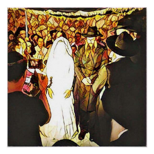 Póster Ceremonia judía de boda (Anverso)