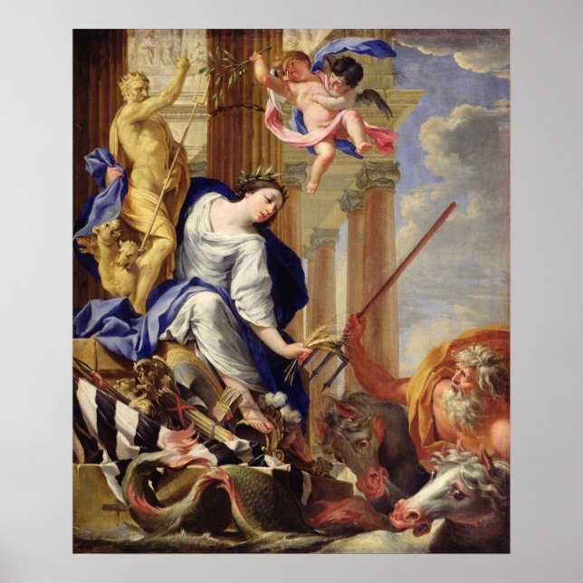Póster Ceres Vanquishing the Attributes of War (Frente)