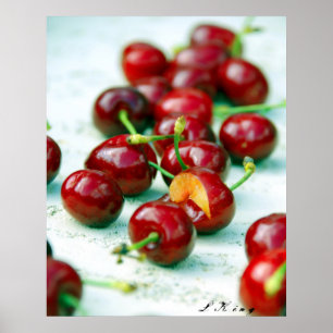 Póster cerezas el rabiar
