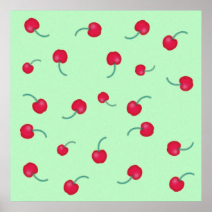 Póster Cerezas Lindas