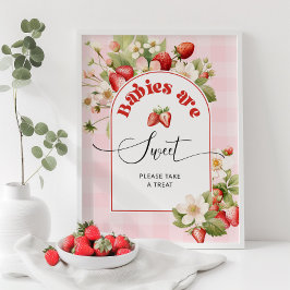 Póster Cerezo de fresa bebé dulce Bebés dulce