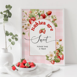 Póster Cerezo de fresa bebé dulce Bebés dulce