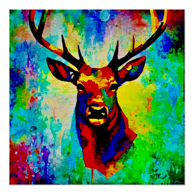 Póster Cerf majestueux - Proud Stag (Anverso)