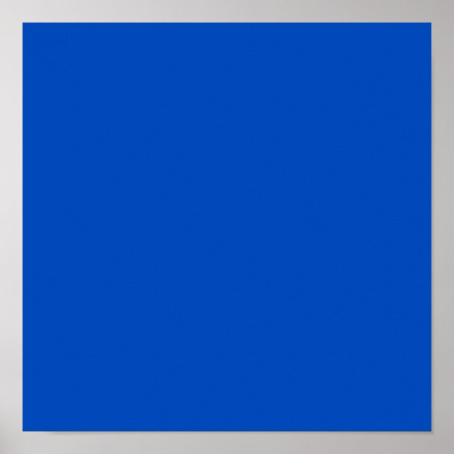 Póster Cero absoluto (color sólido) (Frente)