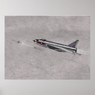 Póster Cerradura de misil Lightning Fighter 1967