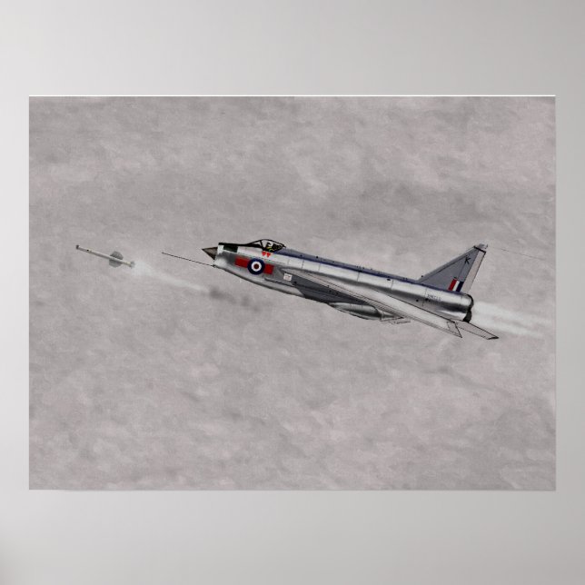 Póster Cerradura de misil Lightning Fighter 1967 (Frente)