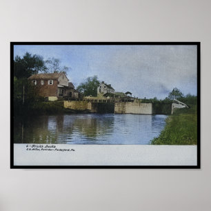 Póster Cerraduras de Frick matan casas cerradas del canal