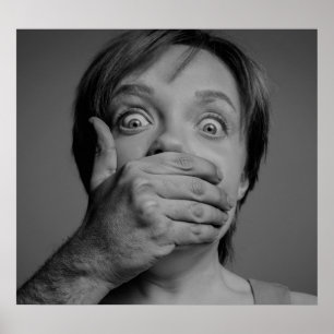 Póster cerrar la boca