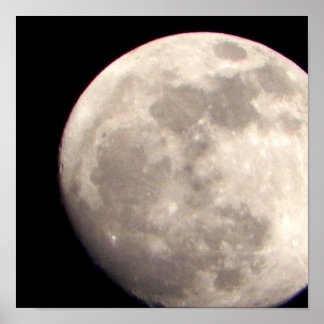 Póster Cerrar la imagen de la luna