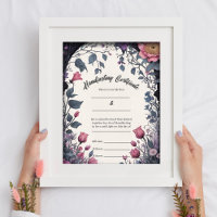 Certificado de ayuno de la Puerta del Jardín Gótic