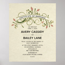 Certificado de Boda de "Certificado de Matrimonio"