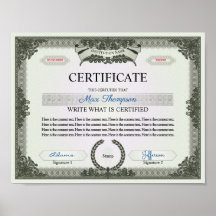 Certificado multipropósito