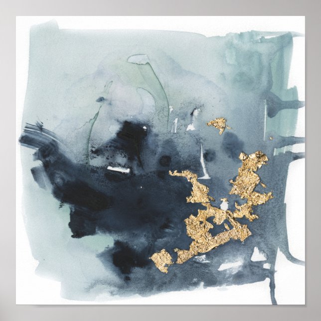 Póster Cerulean & Gold (Frente)