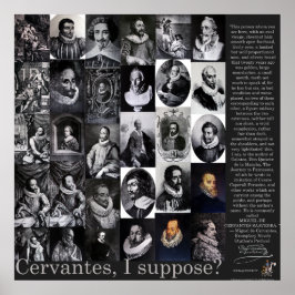 Póster CERVANTES, supongo?-Poster -400 años QUIXOTE