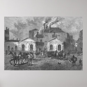 Póster Cervecería de Meux, 1830