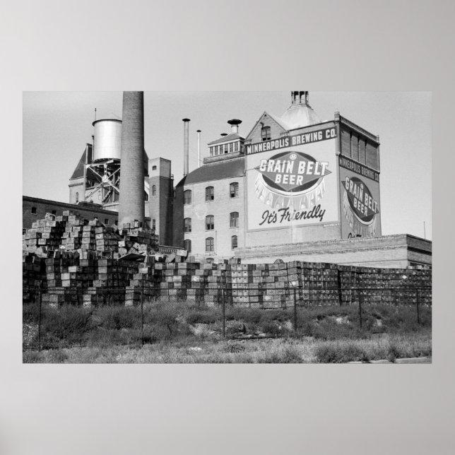 Póster Cervecería de Minneapolis, años 30 (Frente)