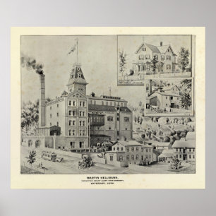 Póster Cervecería de Naugatuck Val