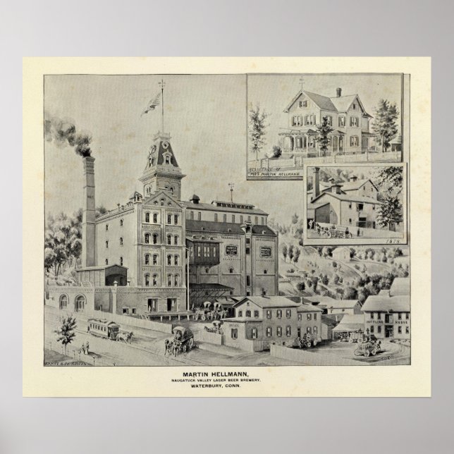 Póster Cervecería Naugatuck Val (Frente)