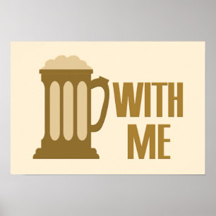 Póster Cerveza conmigo poster