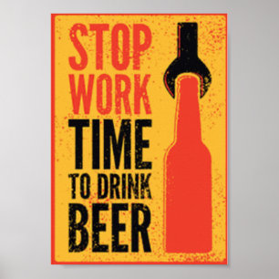 Póster Cerveza de cosecha