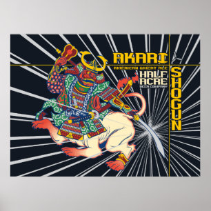 Póster Cerveza inglesa americana del trigo del shogún de