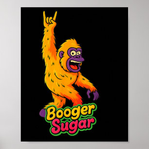 Póster Cerveza Nariz de Azúcar Moco Sasquatch Yeti Nachos