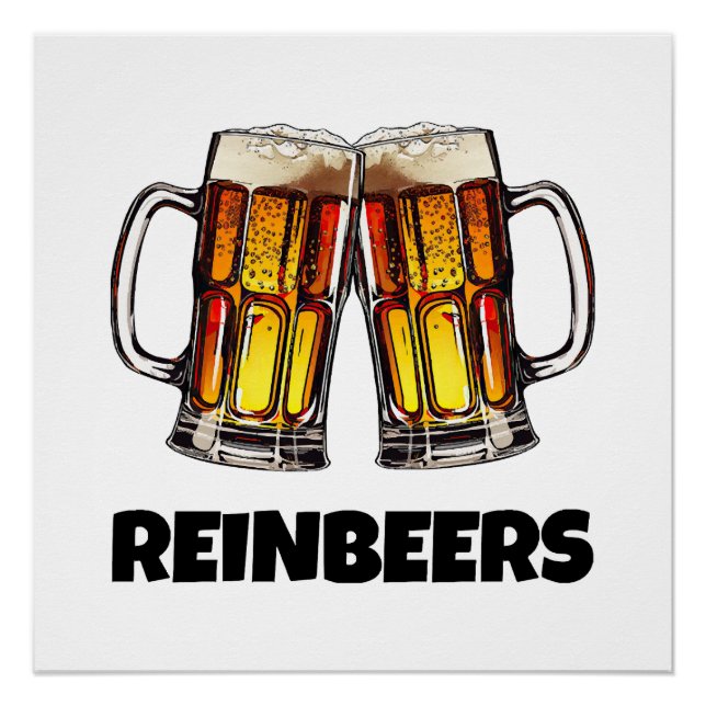 Póster Cerveza Navidad Reinbeers (Anverso)