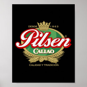 Póster Cerveza Pilsen Callao Marca Perú Fútbol Peruano