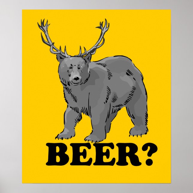 Póster Cerveza? Poster 24,95 $ (Frente)