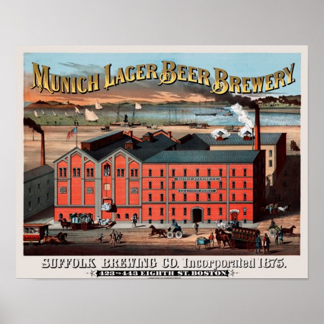 Póster Cerveza Suffolk (Frente)