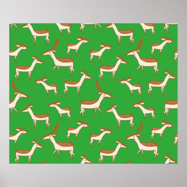 Póster Cerveza y familia en verde claro (Frente)