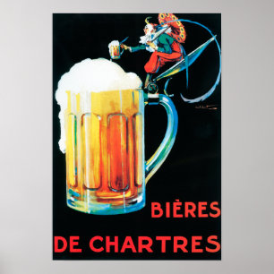 Póster Cervezas del poster promocional de Chartres