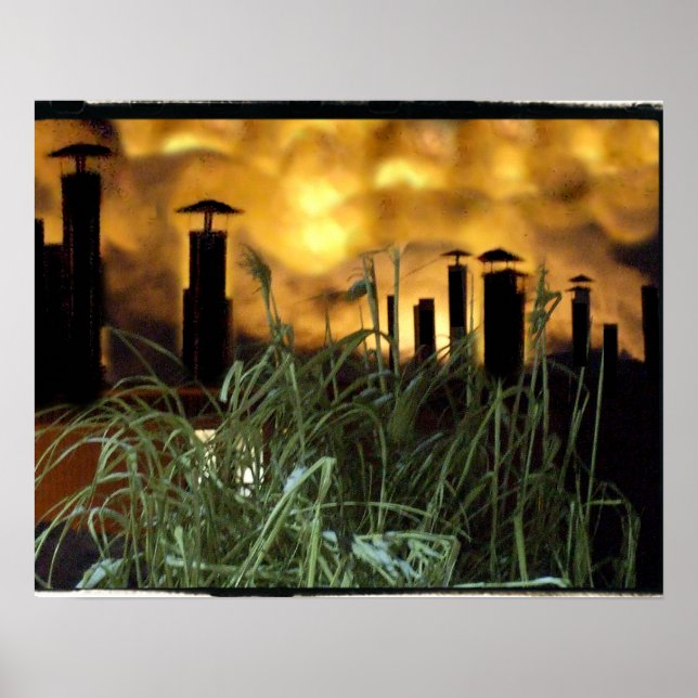 Póster césped urbano (Frente)